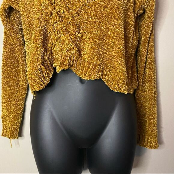 love on a hanger distressed orange comfy sweater - Picture 12 of 12
